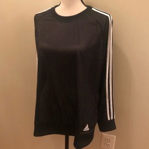 Adidas mesh sweatshirt
